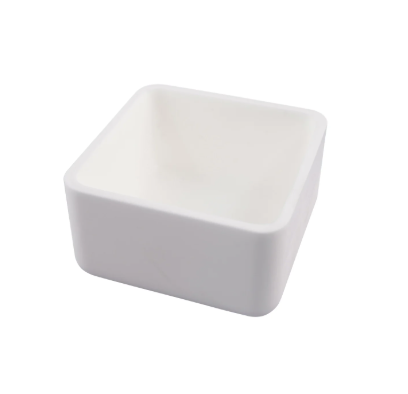 日陶科学[NIKKATO CORPORATION] 燃烧方形坩埚用氧化铝容器 90 x 50mm